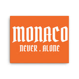 Canvas .MONACO. NEVER . ALONE