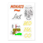 Sticker Monaco designe