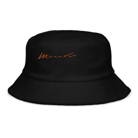 Terry cloth bucket hat