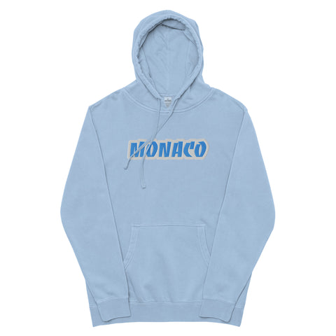 pigment-dyed hoodie .monaco.2022