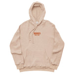 sueded fleece hoodie .MONACO.