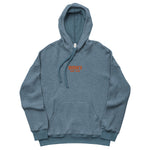 sueded fleece hoodie .MONACO.